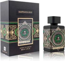 HAPPINESS OUD BY FRAGRANCE WORLD-EDP-UNISEX-SPRAY-2.7 OZ-80 ML-AUTHENTIC-U.A.E