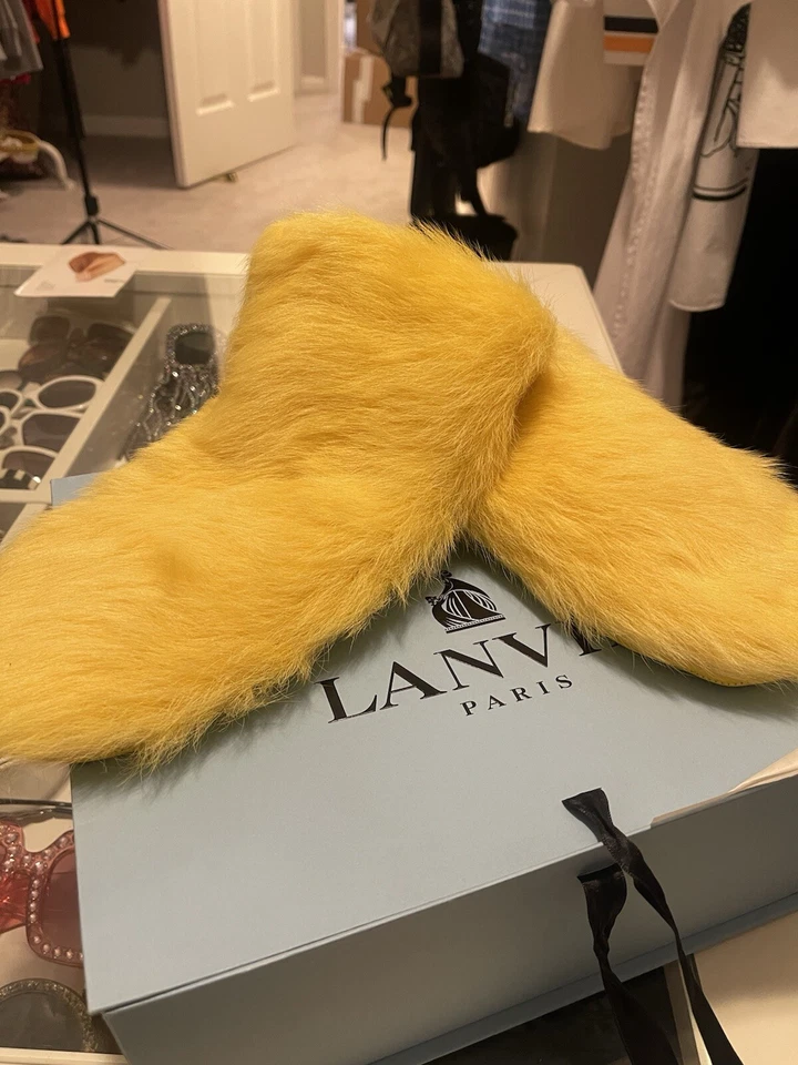 Guantes Lanvin Banana Amarillo Mitones Otoño/Invierno 2019 Talla 7-712 Foto 2 de 4