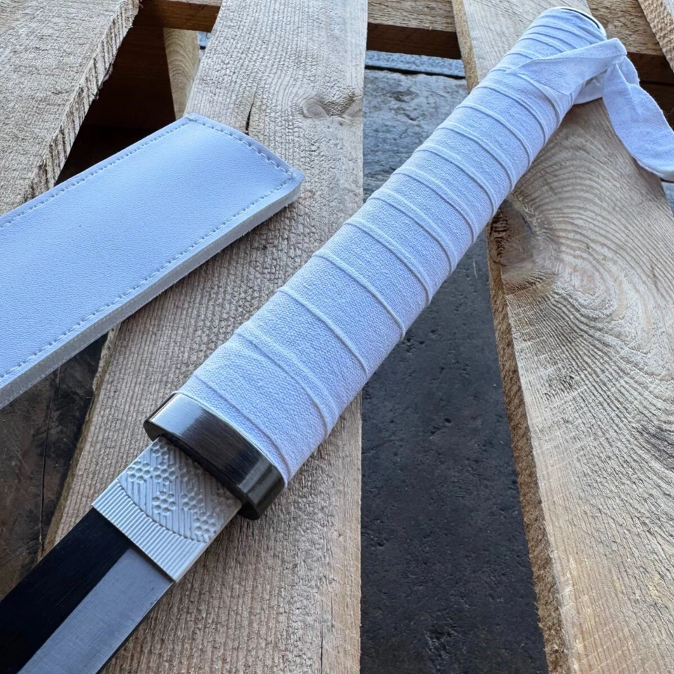 37英寸金属武士复制品恶魔杀手剑Hashibira Inosuke带鞘 — 第 4/4 张图片