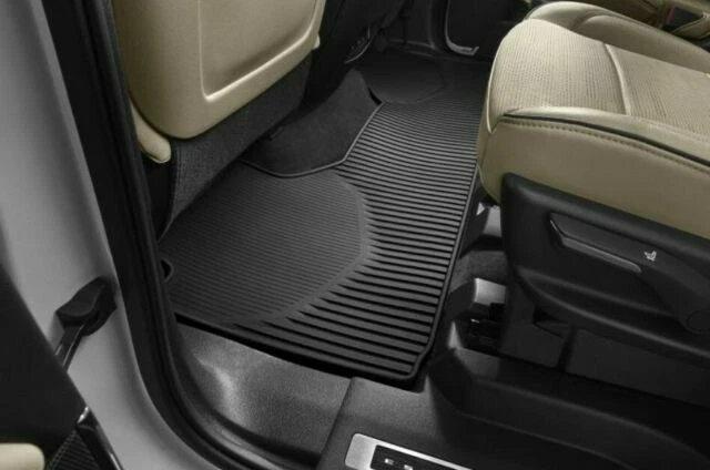 2021-2026 Cadillac Escalade Front & 2nd Row Mats & 3rd Row Floor Liner Black OEM - Image 2 of 3