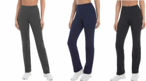 Pantalones de yoga Jockey premium de bolsillo tiro alto 31" entrepierna para mujer