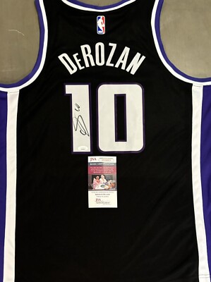 Demar Derozan Signed Autographed Sacramento Kings Jersey JSA COA
