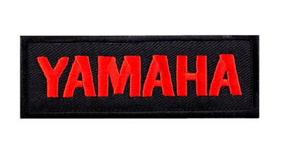 YAMAHA EMBROIDERED PATCH IRON/SEW ON 3-7/8'' x 1-3/8'' MOTORSPORT MOTO GP RACING S