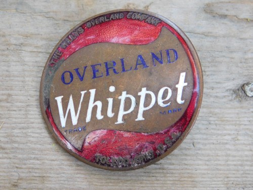 1926 1927 1928 Willys-Overland Whippet Four Model 96 Radiator Emblem Badge - 第 1/5 張圖片