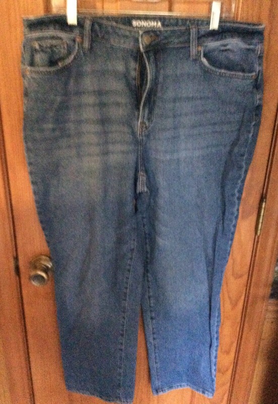 Women's Sonoma Blue Jeans Straight Leg Plus Size 18