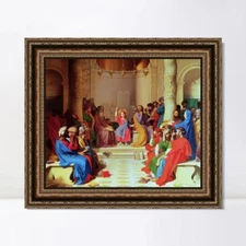 Framed Canvas Giclee Print Series#010 by Jean Auguste Dominique Ingres Wall Art