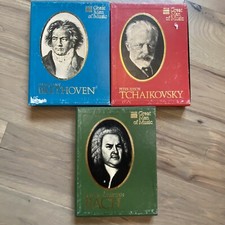 Time Life Records Great Men of Music Cassettes Lot Of 3 Box Sets Classical READ 