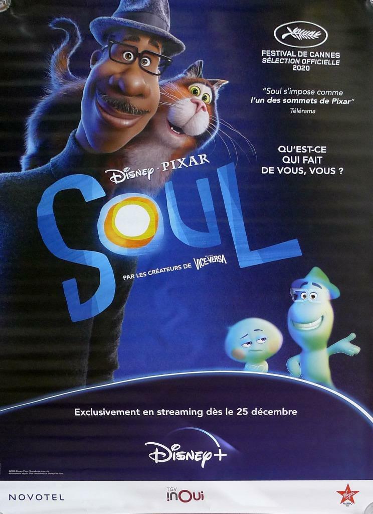 Film Stream Disney Soul SOUL DISNEY PIXAR JAZZ RARE LARGE FRENCH
