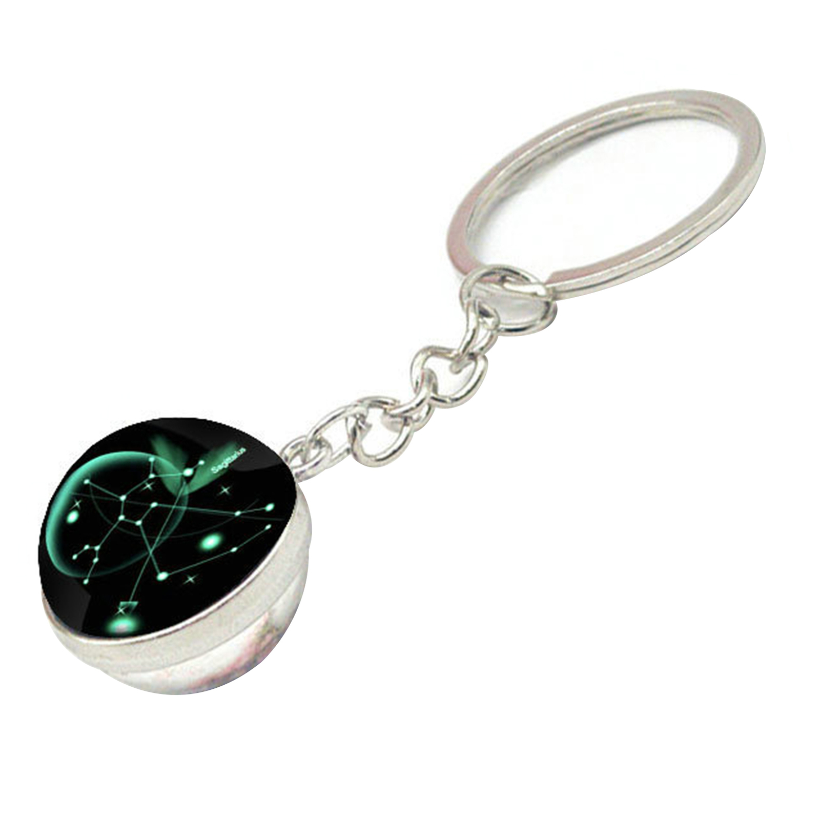Valentine Day Chain Gift Starry Key Ring Luminous Keychain ...