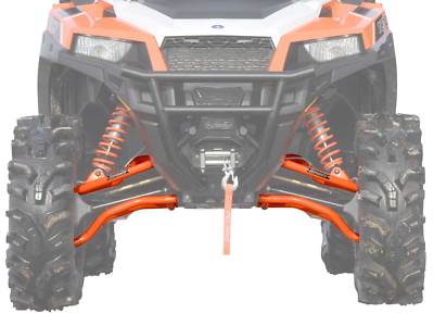 SuperATV Polaris General 1000 High Clearance 1.5'' Offset A-Arms (2017+) - Orange