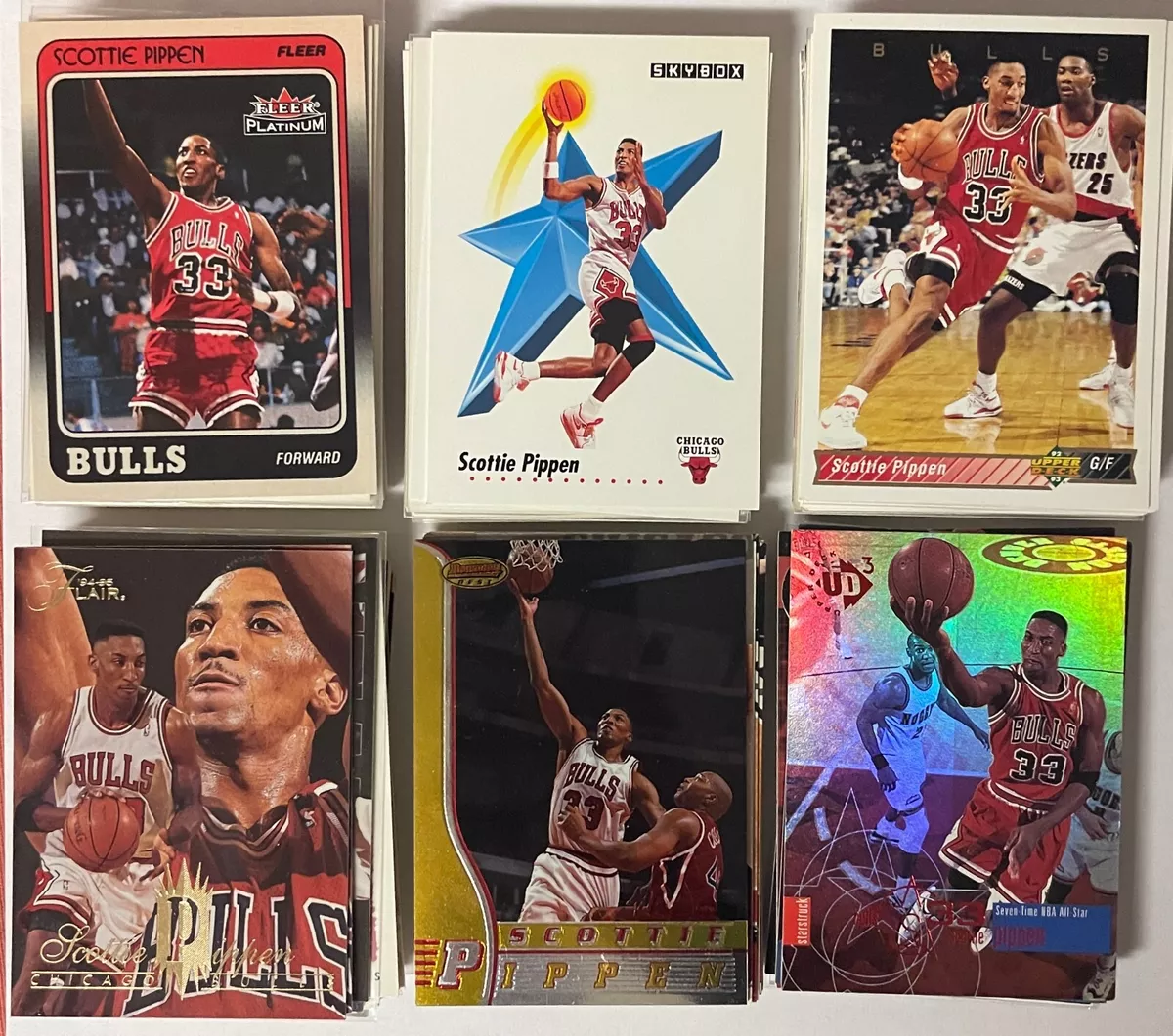 Scottie Pippen Basketball Cards **You Pick** Top 75 All-Time HOF. Revised  11/24