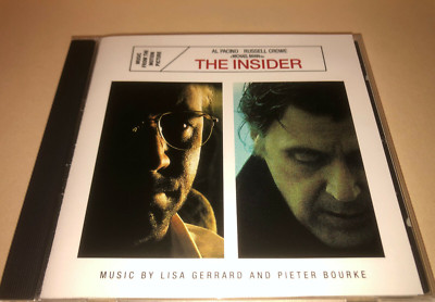 The Insider CD movie soundtrack score Lisa Gerrard Massive Attack Pieter Bourke