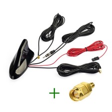 Car Roof Top Shark Fin FM AM DAB GPS Navigation Amplified Antenna