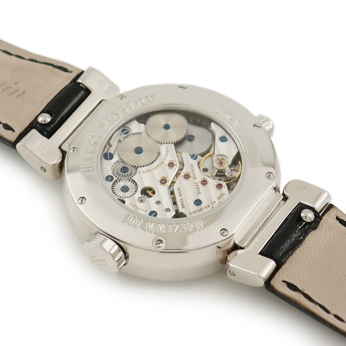 harry winston Premiere Excenter Time Zone 200 MM 18WG watch men TO170752 - Picture 2 of 6