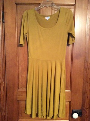 lularoe gold dress LuLaRoe Women's Carly Swing Dress main image 1