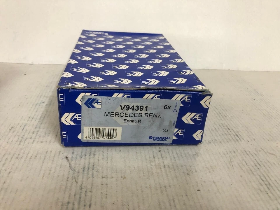 6X VÁLVULA ESCAPE V94391 AE MERCEDES BENZ CLASE C E S M112 M113 113 050 02 27 Foto 3 de 4