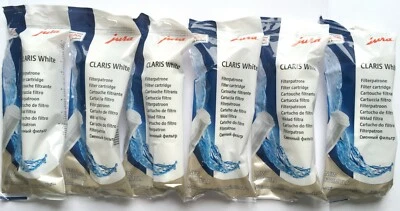 6 x ORIGINAL JURA Claris White Filter 60209 IMPRESSA