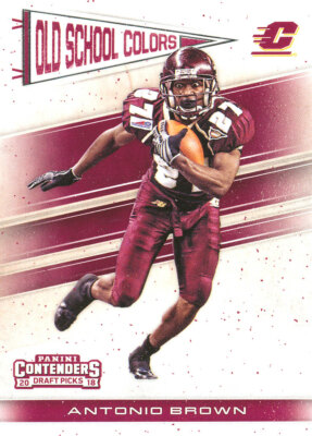 OLD-SCHOOL COLORS Antonio Brown BUCS BUCCANEERS PATRIOTS STEELERS