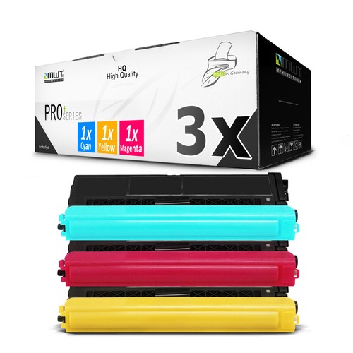 3x Toner F Sleeve R Brother Mf 9460 9465 9560 9970 Like TN-325 TN325 ...