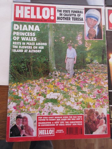 4 x Hello & OK Magazine Princess Diana Tribute Publications September 1997 - Picture 4 of 4