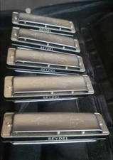 Seydel 1847 NOBLE Blues harmonica 5 set 
