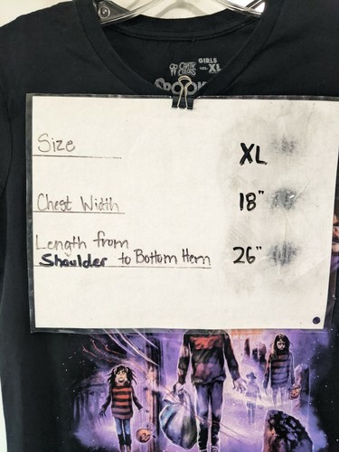 Cavity Colors Spookbag 2018 Freddy’s Nightmare Shirt Girls XL - Picture 5 of 5
