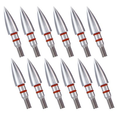 Screw-In Archery Field Points 100/125/150 Grain for Target Arrows 12 Pcs