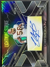 2020 Obsidian LaVar Arrington Lightning Strike Electric Etch YL Auto #LS3 /25