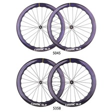 700c 3.2mm Road Bike Carbon Spoke Wave Wheelset Glossy Finish Disc Brake  