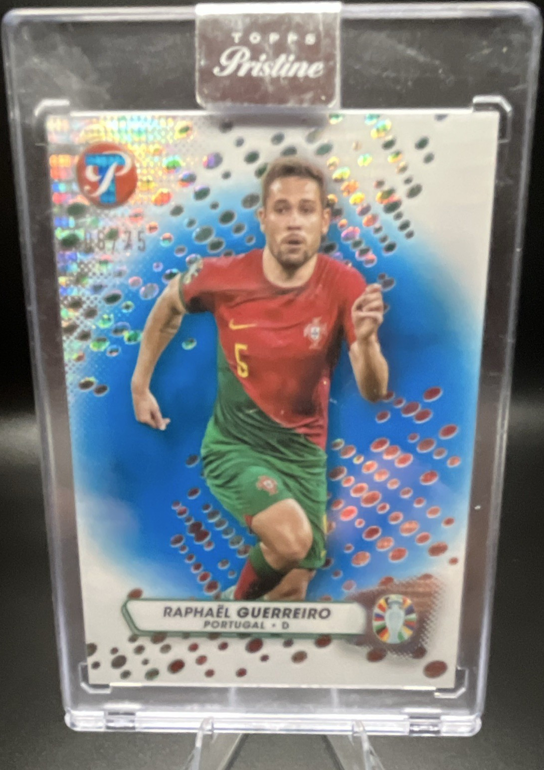 Topps Pristine Road to UEFA Euro 2024 Raphaël Guerreiro Portugal #139 6/25 view 1