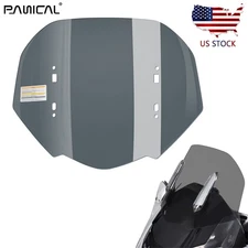 Panical Smoke Gray Windscreen Windshield For Honda Goldwing GL1800 F6B 2018-2025