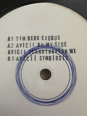 Avicii/Tim Berg - Exodus HOUSE WHITE LABEL 12'' RARE! By My Side, Symbiosis