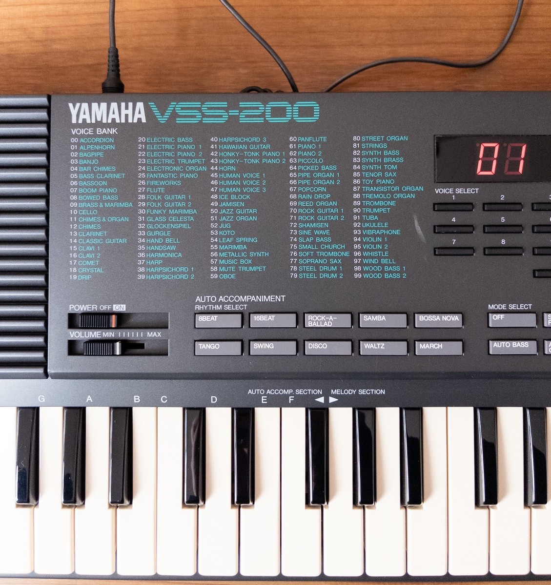 YAMAHA VSS-200 電子キーボード Original Yamaha PortaSound Vss-200 Digital Voice Sampler Service