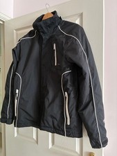 TRESPASS TP75  Go Further Men's Black Waterproof Jacket MEDIUM
