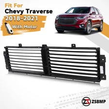 Upper Active Grille Shutter Assembly With Motor For 2018-2021 Chevrolet Traverse