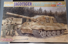 Dragon 1:35 6493 Jagdtiger Porsche w/Zimmerit  extrem selten
