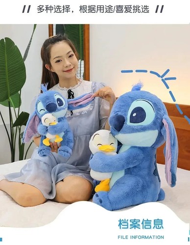 Miniso Plush Doll Stitch Lilo Doll Cute Duck Stitch Plush Stuffed Toy Christmas - Picture 16 of 25