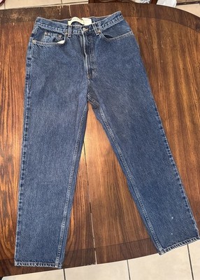 Y2K Gap Jeans Mens 32x32 Easy Fit Faded Medium Wash Denim Tapered USA Made