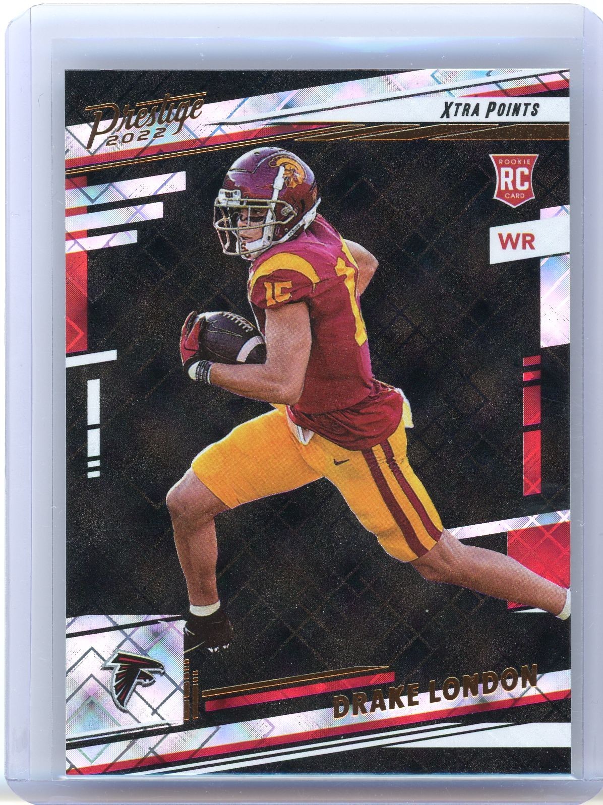2022 Panini Prestige Drake London #309 Diamond Xtra Points Rookie