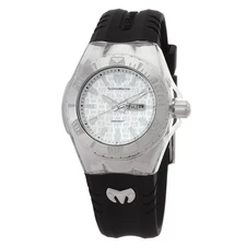 TechnoMarine Monogram Quartz Silver Dial Ladies Watch TM-122016
