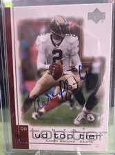 Upper Deck 2002 UD Top Tier Aaron Brooks Autograph Serial #2/27 Saints Football