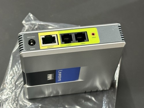 New Linksys PAP2A VoIP Gateway Router ATA 2-port Phone Ethernet Adapter - 第 5/5 張圖片