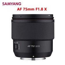 Samyang 75 mm F1.8 obiettivo AF messa a fuoco automatica full frame per fotocamera Fujifilm Fuji attacco X