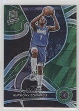 2021-22 Panini Spectra Asia Green Prizm Anthony Edwards #5 1o2