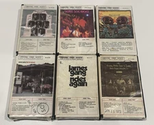 Lot Of 6 Ampex Cassettes Clam She’ll Tapes Three Dog Night, James Gang, CSN & Y