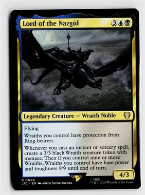 MTG Lord Of The Nazgul x1 NM LTC Lord Of The Rings Commander 0060