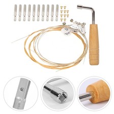 1 Set Reusable Lyre Replacement Strings and Tuning Wrench for Lyre Use