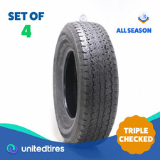 Set Of 4 Used 25575r17 Bridgestone Dueler At Rh-s 115t - 6-732