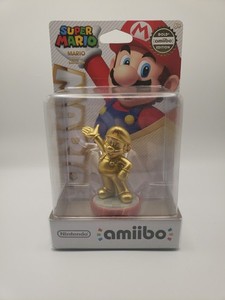 Gold Mario Amiibo Sealed In Box 