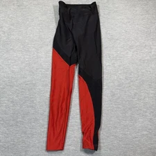 Koral Leggings Womens S Black Red Mesh Panel Stretch Athletic Compression
